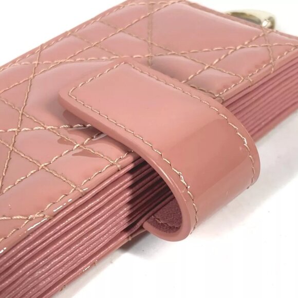 CHRISTIAN DIOR Cannage Lady Dior card holder case - Picture 11 of 14